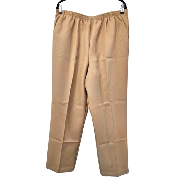Alfred Dunner Pants - NWT Alfred Dunner Classics Womens Mid Rise Straight Pull-On Pants Size 16